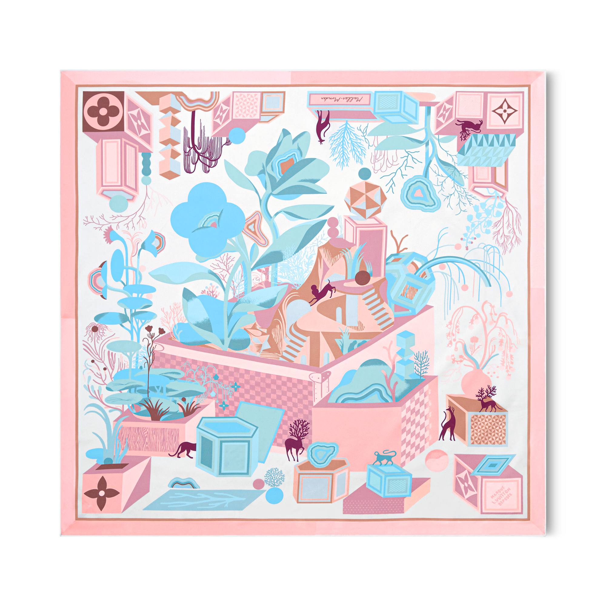 LOUIS VUITTON PRESENTS A NEW COLLECTION OF SILK SCARVES — Numéro